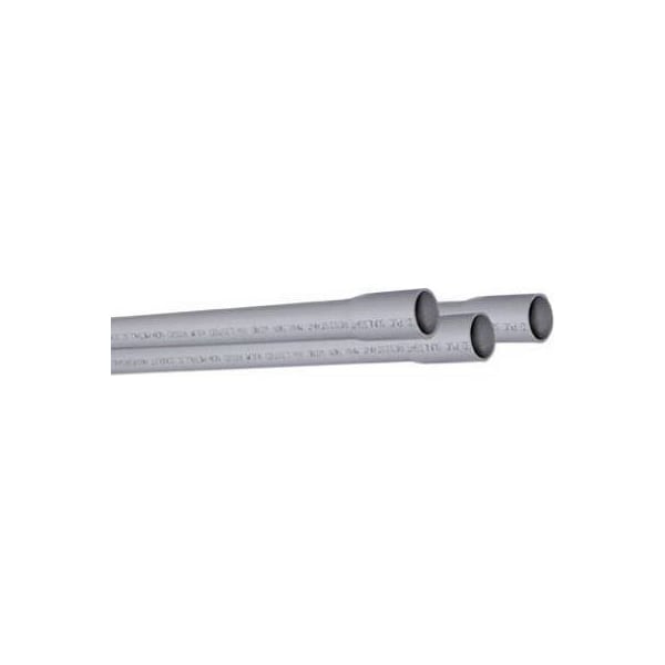 Allied Tube & Conduit Non-Metallic Conduit, Schedule 40, 3 in Trade Size, 10 ft, PVC 8112 - main